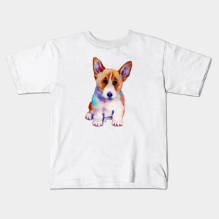 Corgi pup Kids T-Shirt